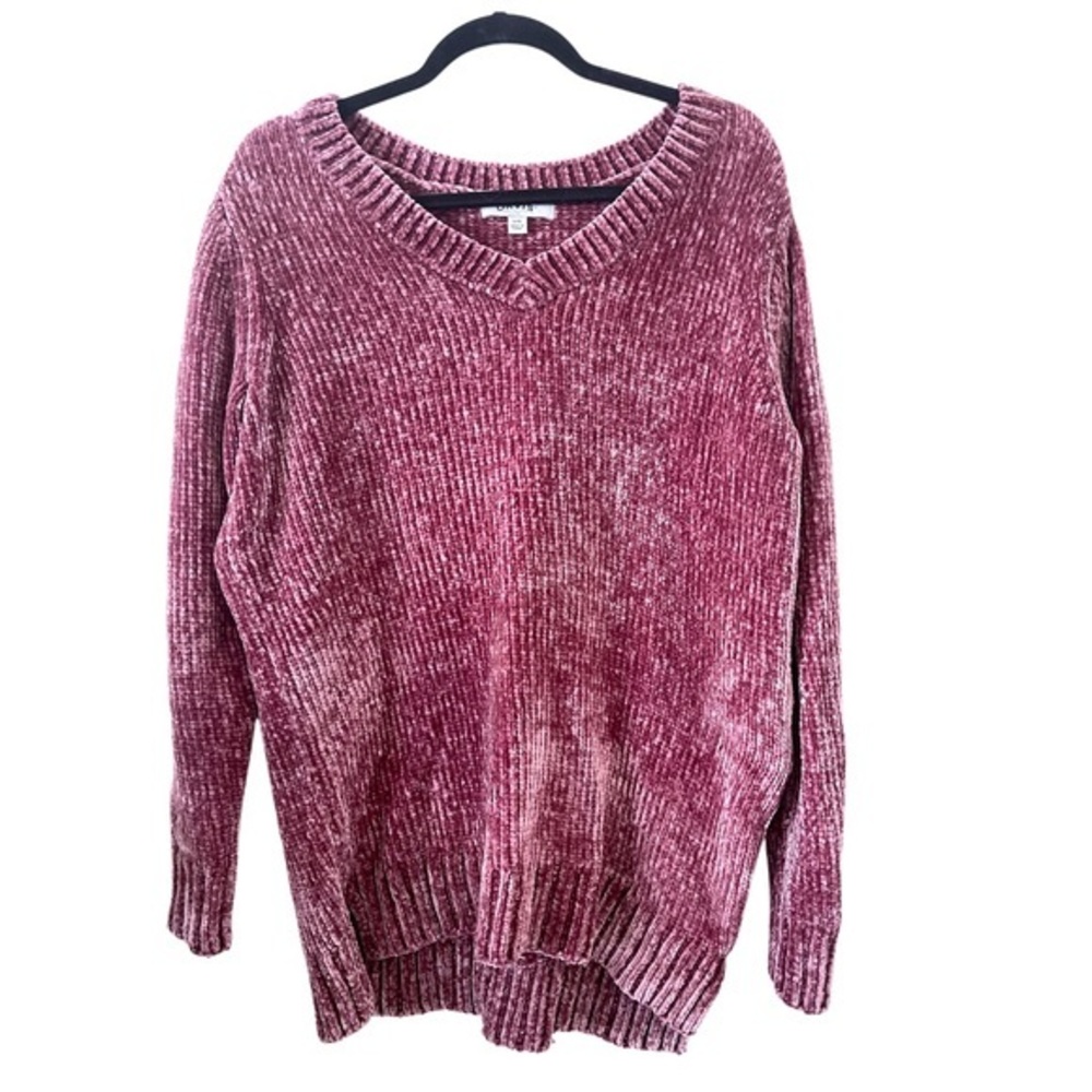 Orvis NWOT LUXURIOUS CHENILLE V-neck sweater. Size L